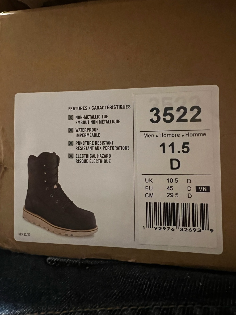 Red Wing Boots 3522
